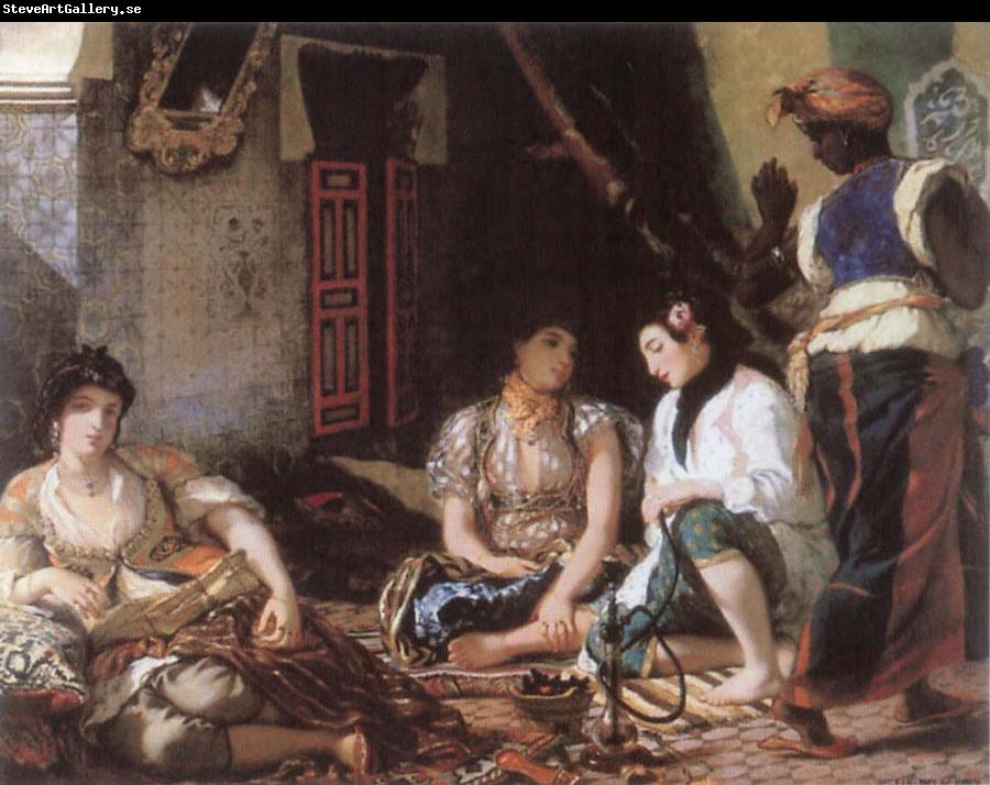 Eugene Delacroix Algerian Women in their Chamber